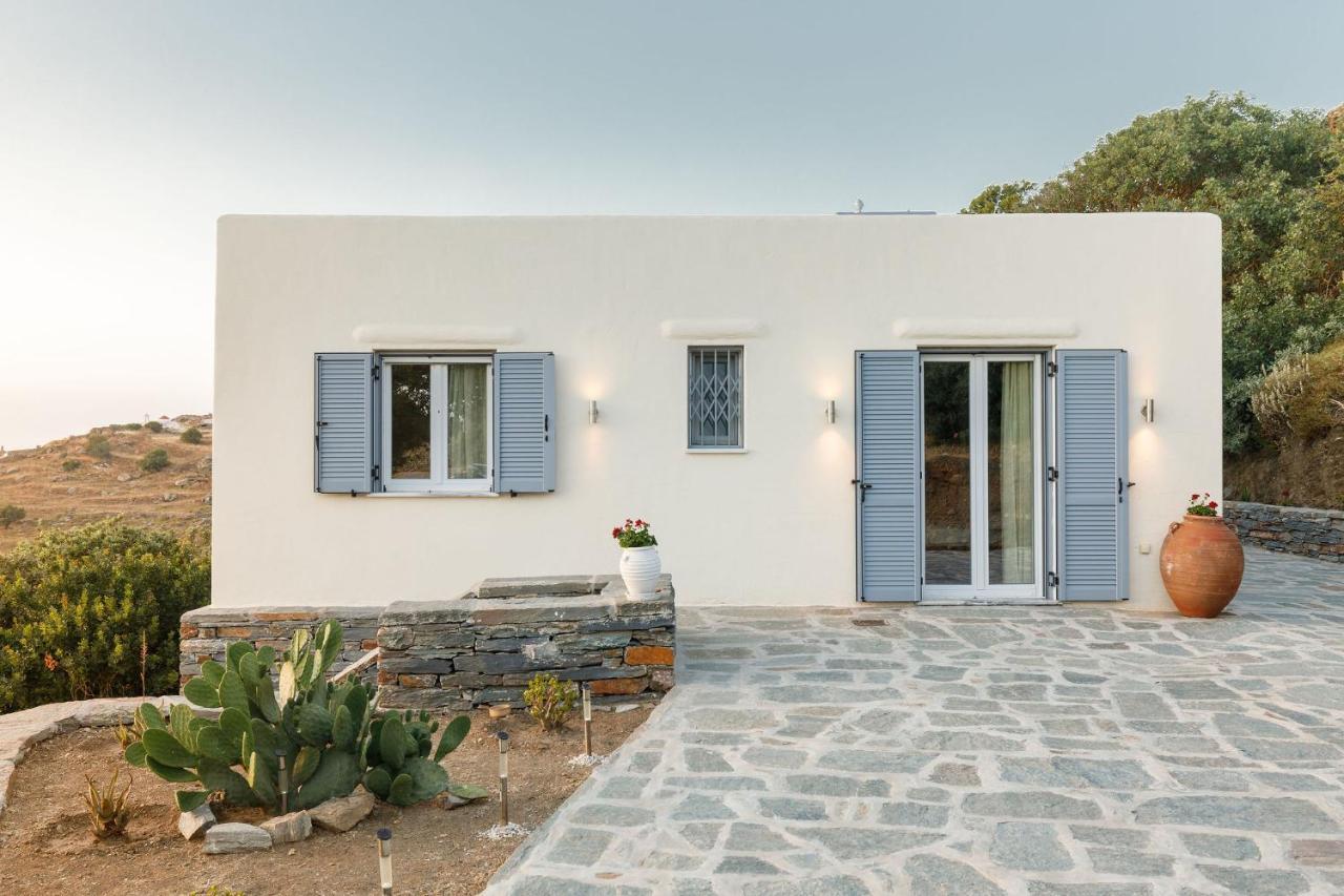 Cycladic Villa With Sea View! Ioulis Kültér fotó