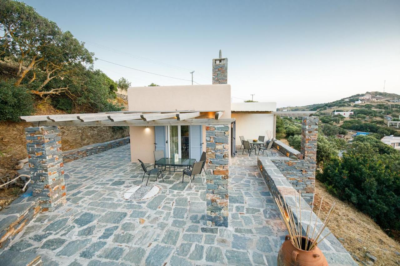 Cycladic Villa With Sea View! Ioulis Kültér fotó