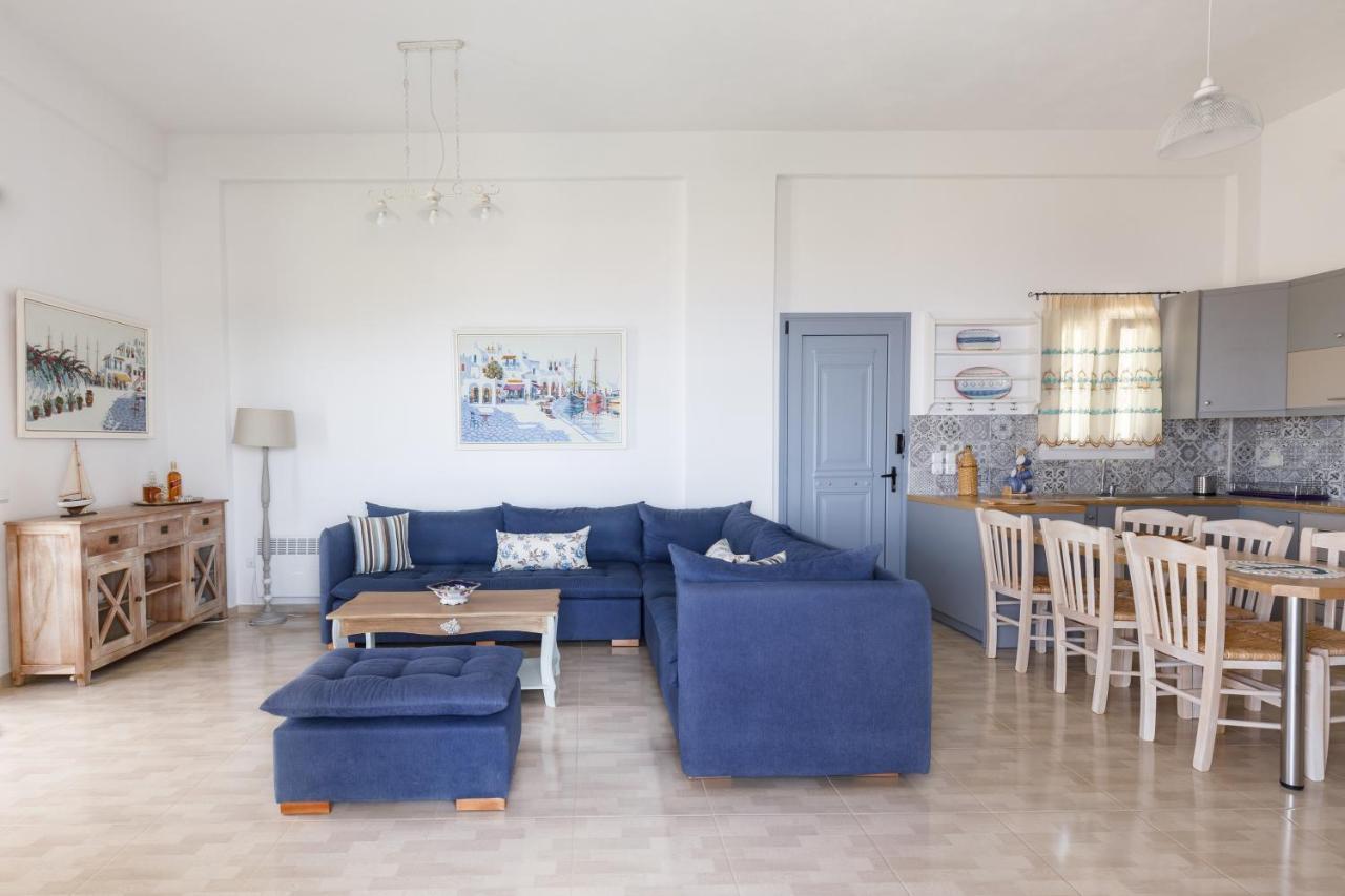 Cycladic Villa With Sea View! Ioulis Kültér fotó