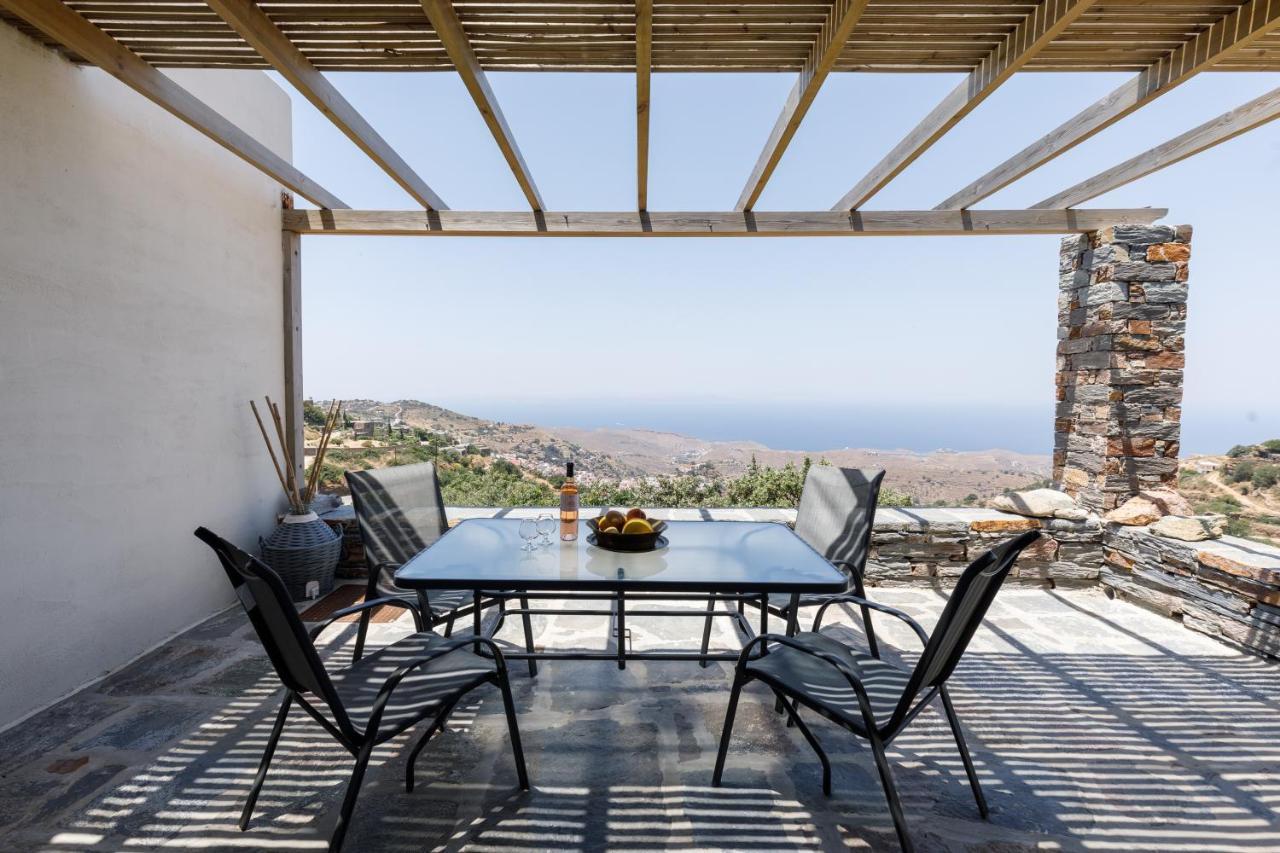 Cycladic Villa With Sea View! Ioulis Kültér fotó