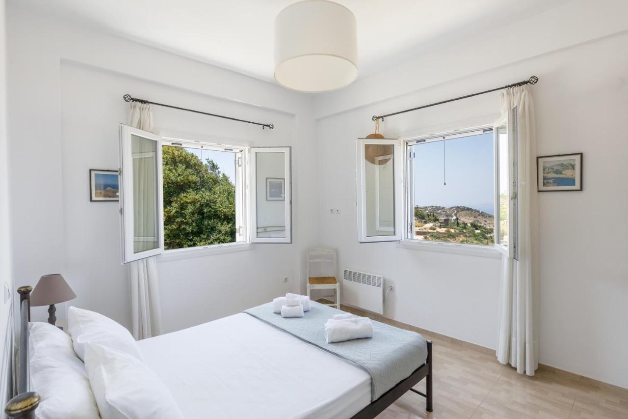 Cycladic Villa With Sea View! Ioulis Kültér fotó