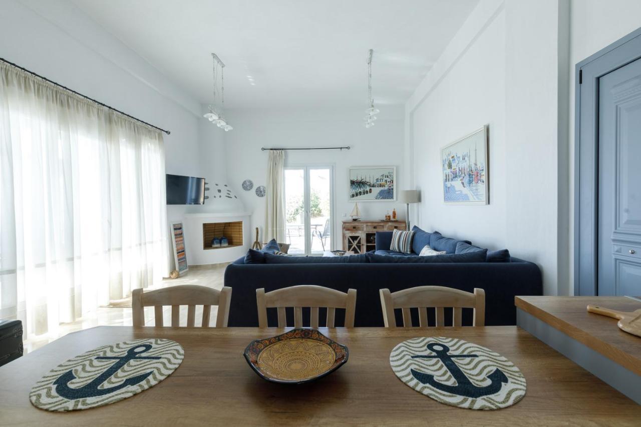 Cycladic Villa With Sea View! Ioulis Kültér fotó