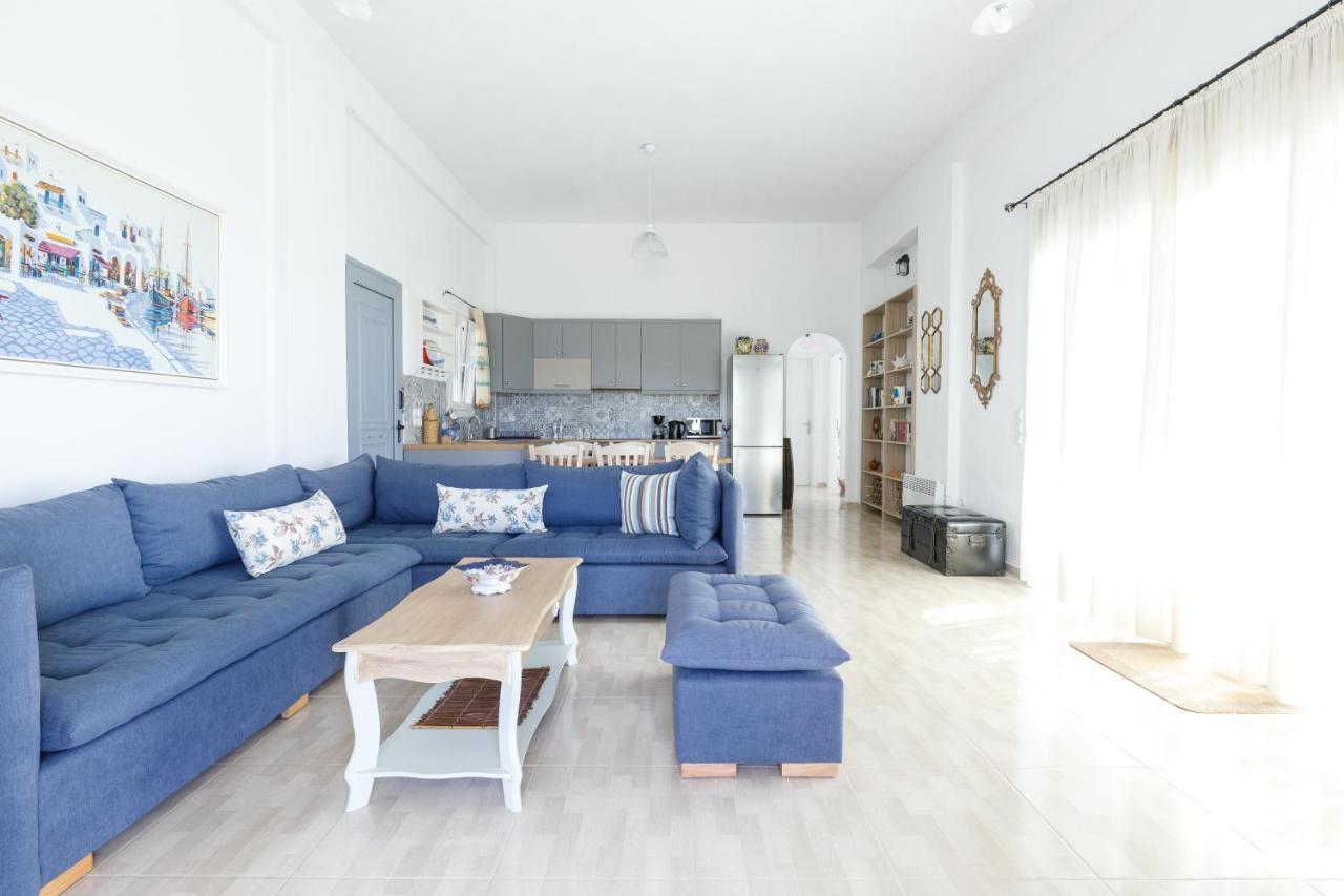 Cycladic Villa With Sea View! Ioulis Kültér fotó