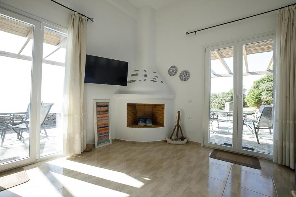 Cycladic Villa With Sea View! Ioulis Kültér fotó