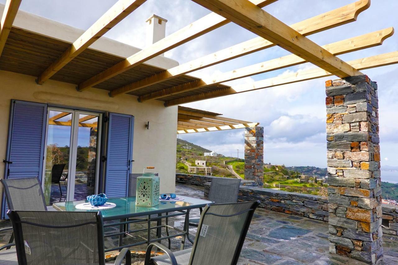 Cycladic Villa With Sea View! Ioulis Kültér fotó